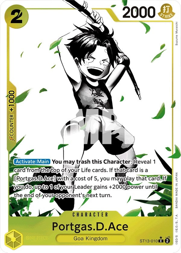 Image for Portgas.D.Ace (010) (Parallel) (ST13-010) (Ultra Deck: The Three Brothers) (ST-13) - One Piece Card Game