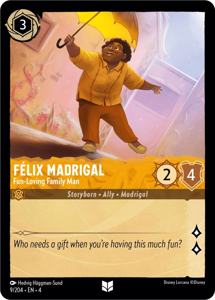 Image for Felix Madrigal - Fun-Loving Family Man (9/204) (Ursula's Return) (4) - Disney Lorcana