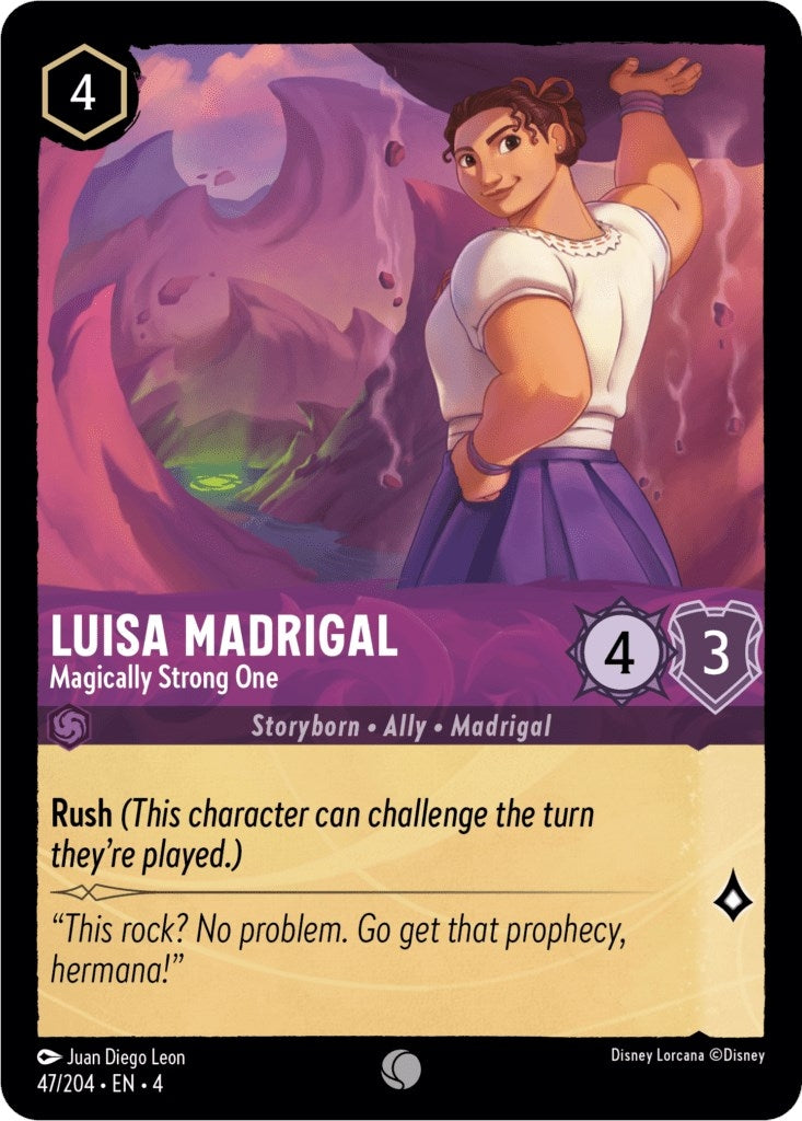 Image for Luisa Madrigal - Magically Strong One (47/204) (Ursula's Return) (4) - Disney Lorcana