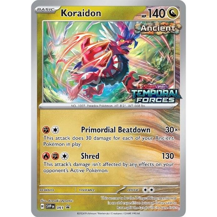 Koraidon - 091 (Prerelease) (091) (SV: Scarlet & Violet Promo Cards) - PokeBox USA