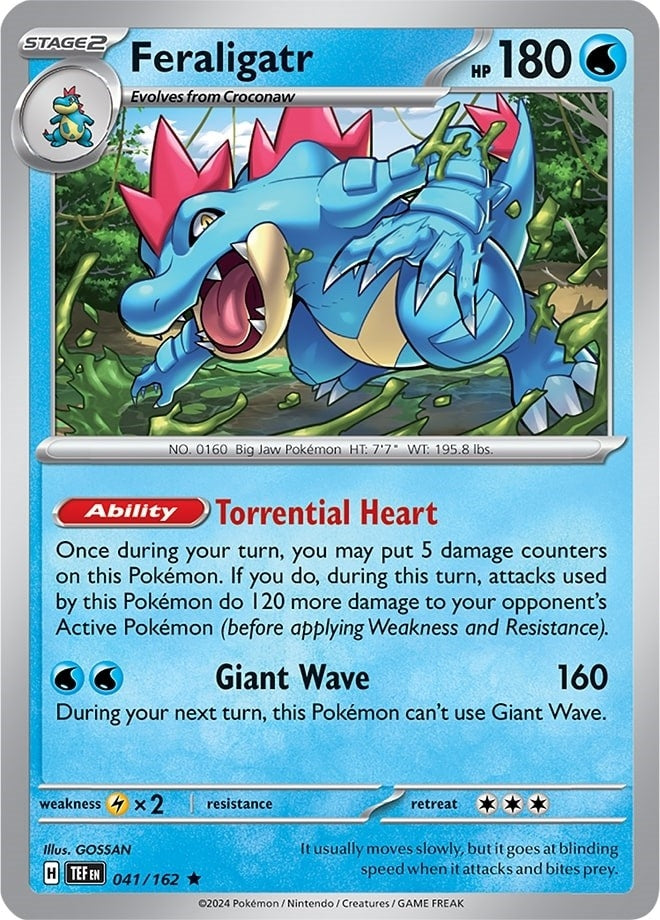 Image for Feraligatr (041/162) (Deck Exclusives) (PR) - Pokemon