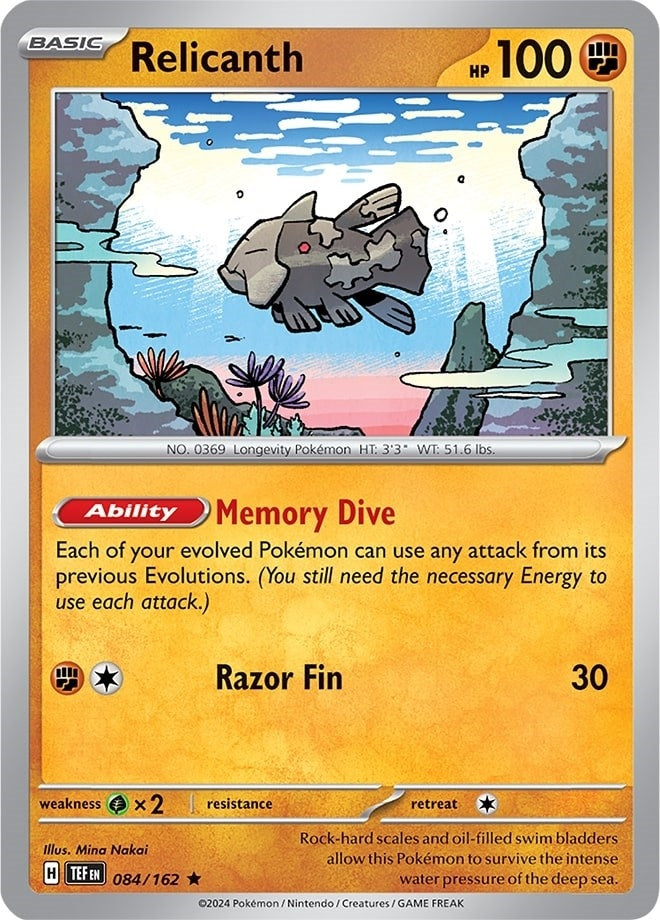 Image for Relicanth (084/162) (Deck Exclusives) (PR) - Pokemon