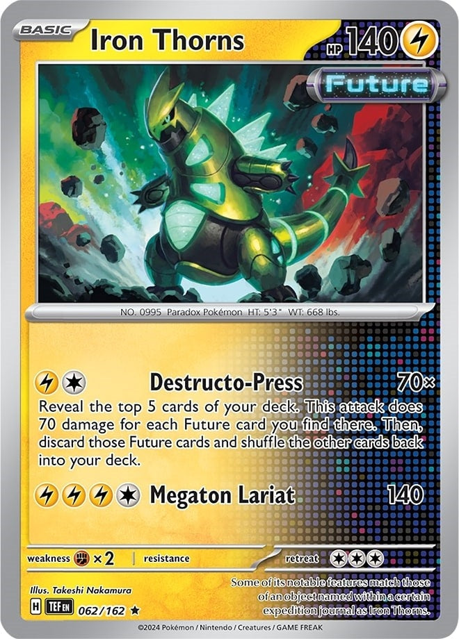 Image for Iron Thorns (062/162) (Deck Exclusives) (PR) - Pokemon
