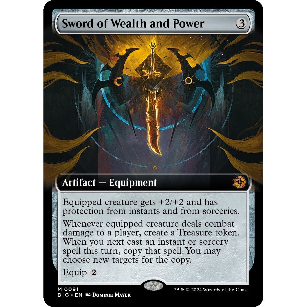 Sword of Wealth and Power (Extended Art) (91) (Outlaws of Thunder Junction: The Big Score) - PokeBox USA