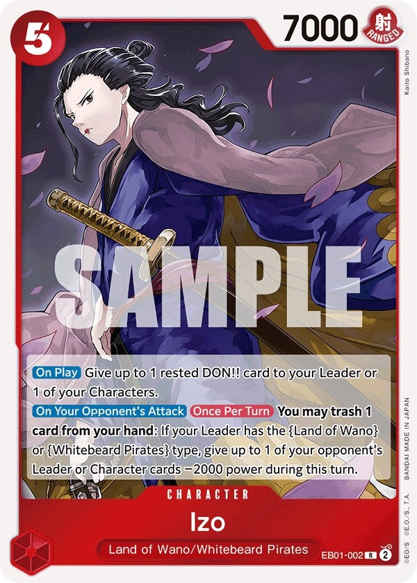 Image for Izo (EB01-002) (Extra Booster: Memorial Collection) (EB-01) - One Piece Card Game