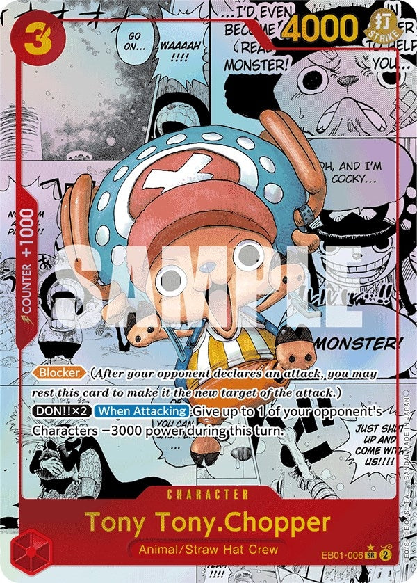 Image for Tony Tony.Chopper (Alternate Art) (Manga) (EB01-006) (Extra Booster: Memorial Collection) (EB-01) - One Piece Card Game