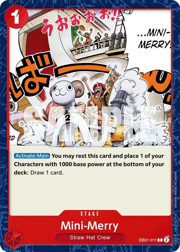 Image for Mini-Merry (EB01-011) (Extra Booster: Memorial Collection) (EB-01) - One Piece Card Game