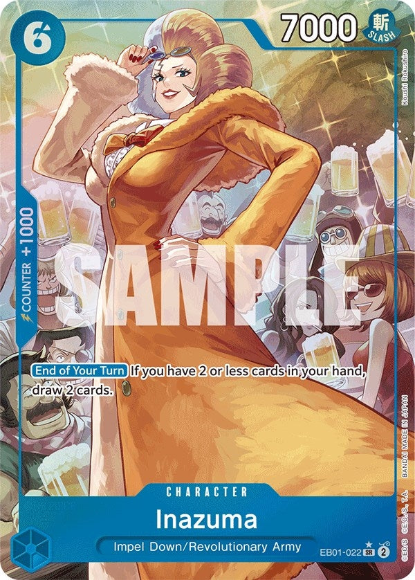 Image for Inazuma (Alternate Art) (EB01-022) (Extra Booster: Memorial Collection) (EB-01) - One Piece Card Game