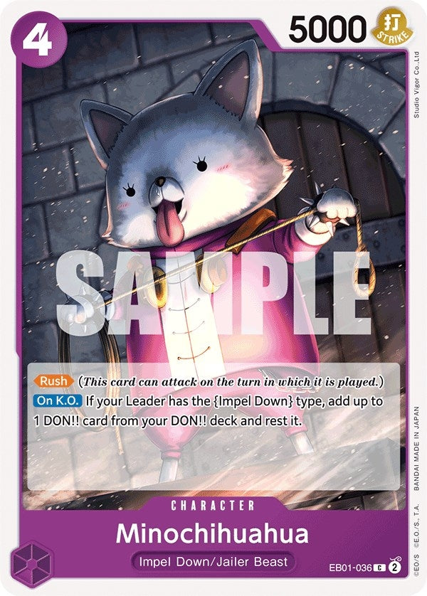 Image for Minochihuahua (EB01-036) (Extra Booster: Memorial Collection) (EB-01) - One Piece Card Game
