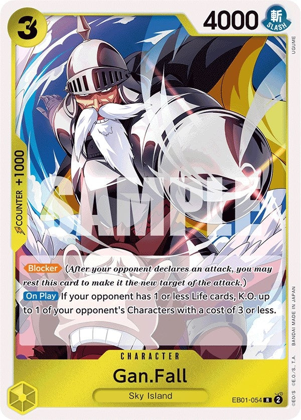 Image for Gan.Fall (EB01-054) (Extra Booster: Memorial Collection) (EB-01) - One Piece Card Game