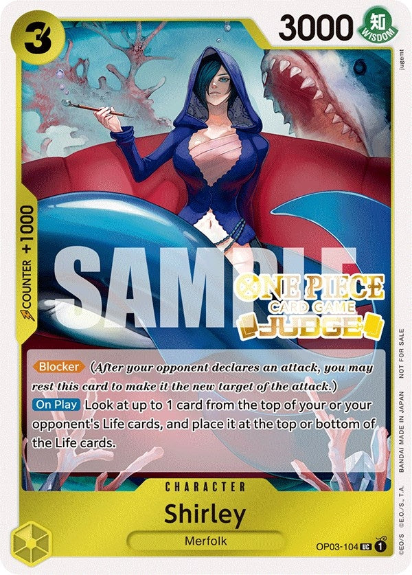Image for Shirley (Judge Pack Vol. 3) (OP03-104) (One Piece Promotion Cards) (OP-PR) - One Piece Card Game