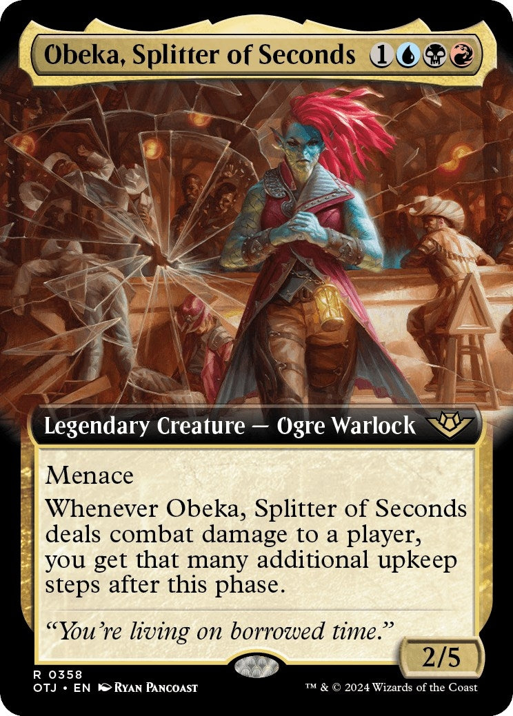 Obeka, Splitter of Seconds (Extended Art) (358) (Outlaws of Thunder Junction)