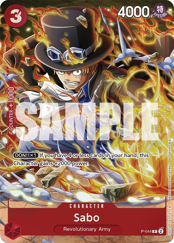 Image for Sabo (Event Pack Vol. 4) (P-044) (One Piece Promotion Cards) (OP-PR) - One Piece Card Game
