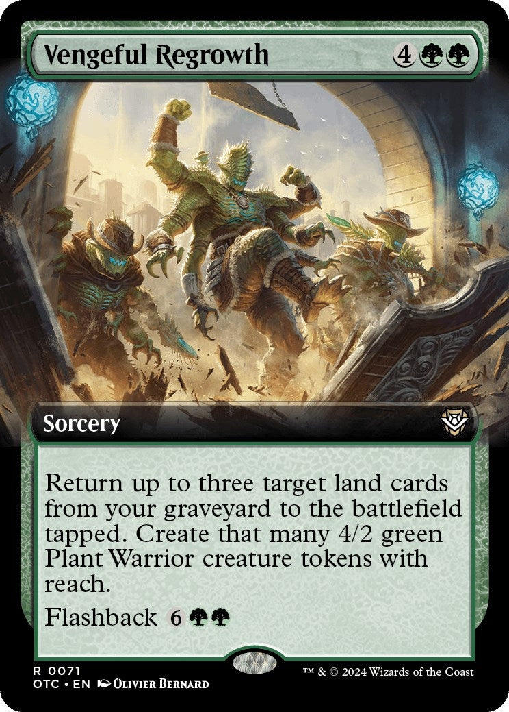 Vengeful Regrowth (Extended Art) (71) (Outlaws of Thunder Junction)