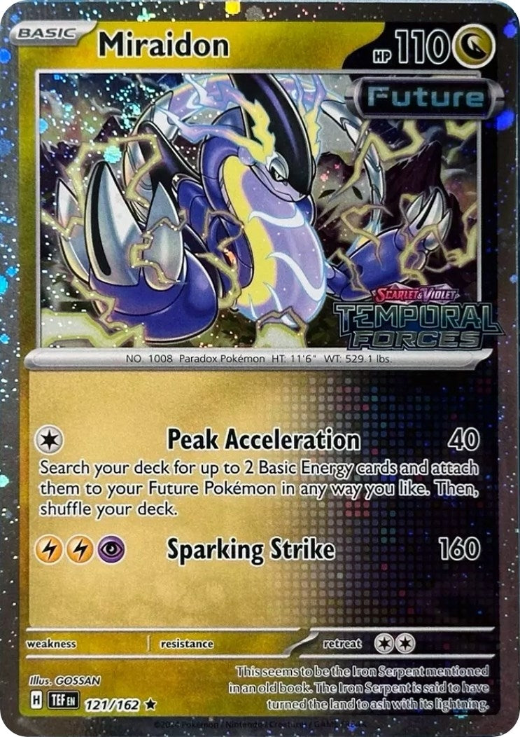 Miraidon - 121/162 (Cosmos Holo) (Best Buy) (121/162) (Miscellaneous Cards & Products)
