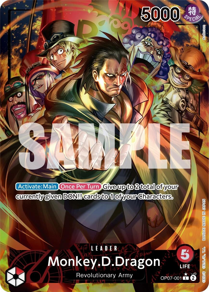 Image for Monkey.D.Dragon (001) (Parallel) (OP07-001) (500 Years in the Future) (OP07) - One Piece Card Game