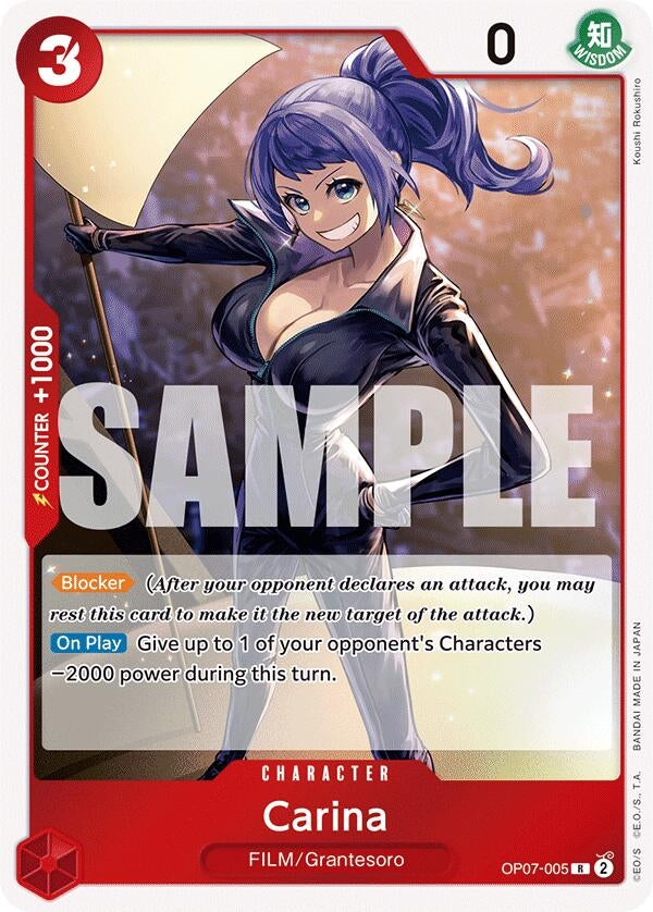 Image for Carina (OP07-005) (500 Years in the Future) (OP07) - One Piece Card Game