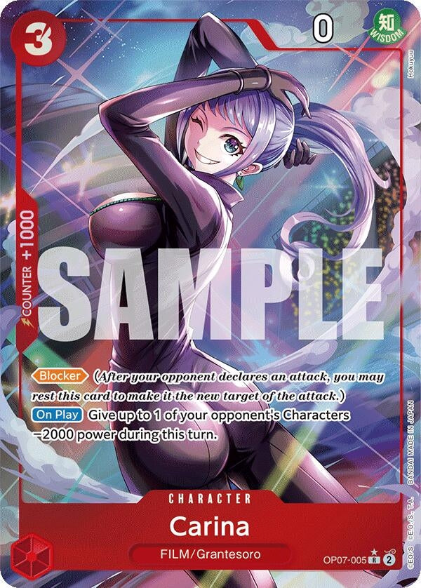 Image for Carina (Parallel) (OP07-005) (500 Years in the Future) (OP07) - One Piece Card Game