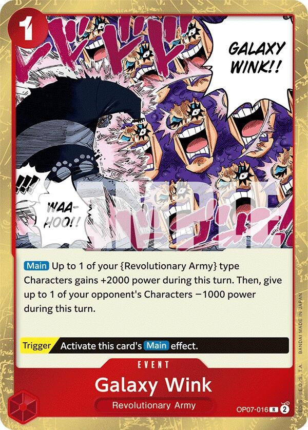 Image for Galaxy Wink (OP07-016) (500 Years in the Future) (OP07) - One Piece Card Game