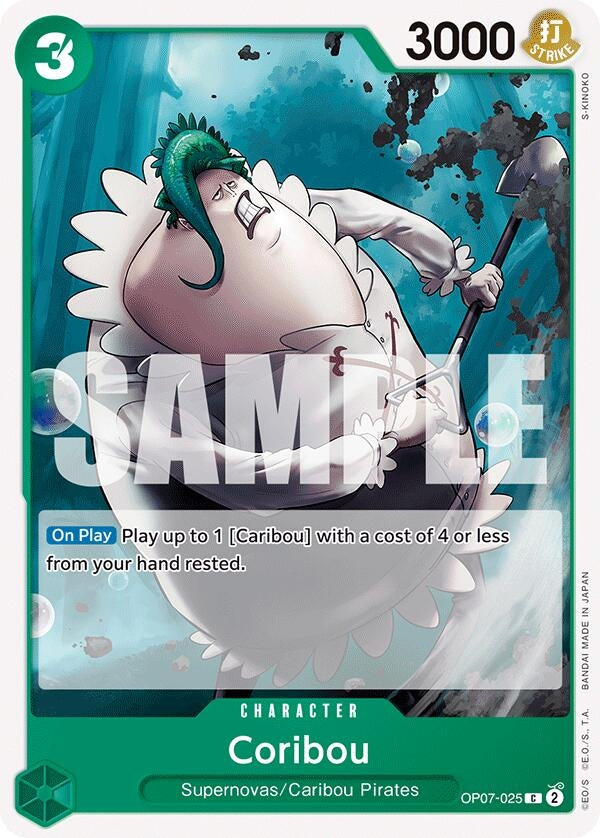 Image for Coribou (OP07-025) (500 Years in the Future) (OP07) - One Piece Card Game