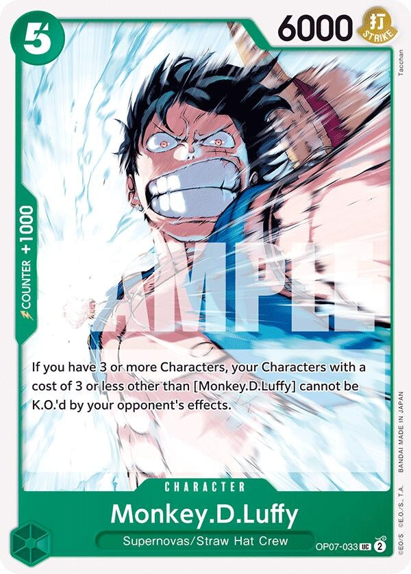 Image for Monkey.D.Luffy (033) (OP07-033) (500 Years in the Future) (OP07) - One Piece Card Game