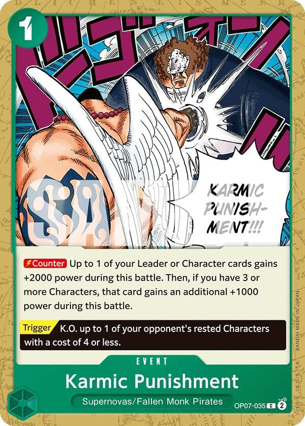 Image for Karmic Punishment (OP07-035) (500 Years in the Future) (OP07) - One Piece Card Game