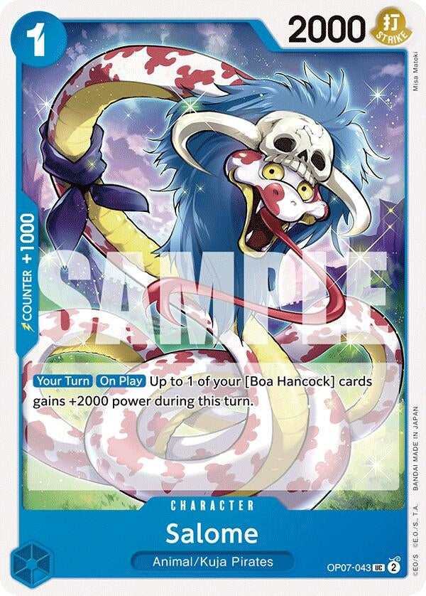 Image for Salome (OP07-043) (500 Years in the Future) (OP07) - One Piece Card Game
