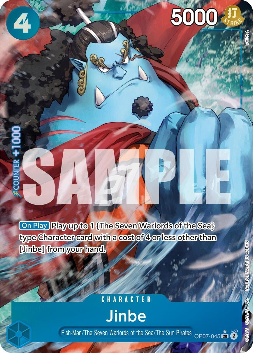 Image for Jinbe (045) (Parallel) (OP07-045) (500 Years in the Future) (OP07) - One Piece Card Game