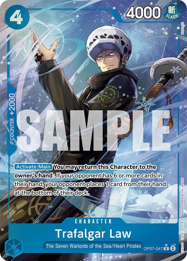 Image for Trafalgar Law (047) (Parallel) (OP07-047) (500 Years in the Future) (OP07) - One Piece Card Game
