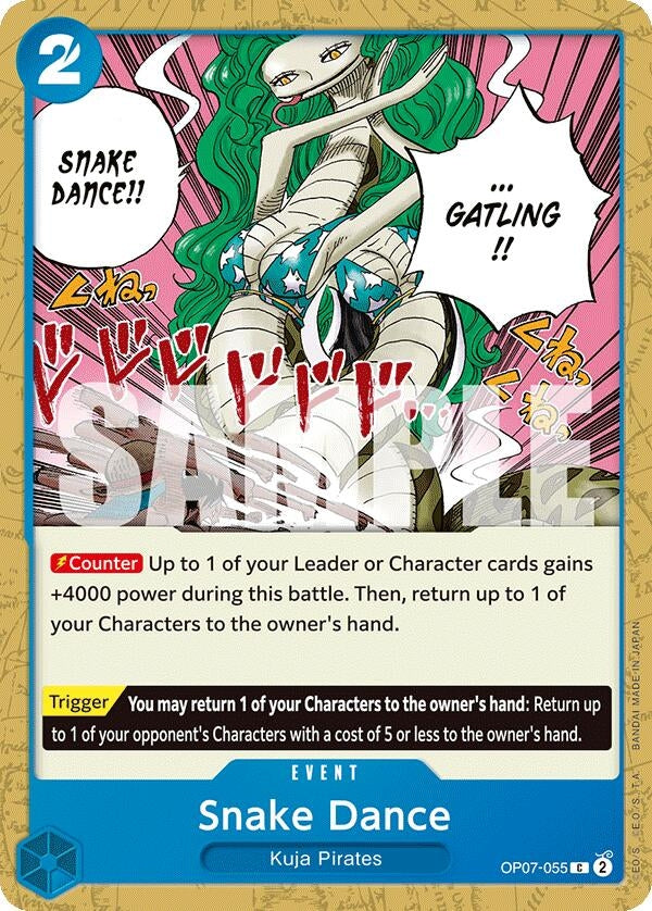 Image for Snake Dance (OP07-055) (500 Years in the Future) (OP07) - One Piece Card Game