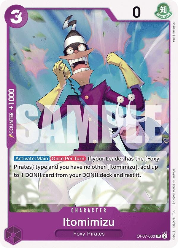 Image for Itomimizu (OP07-060) (500 Years in the Future) (OP07) - One Piece Card Game