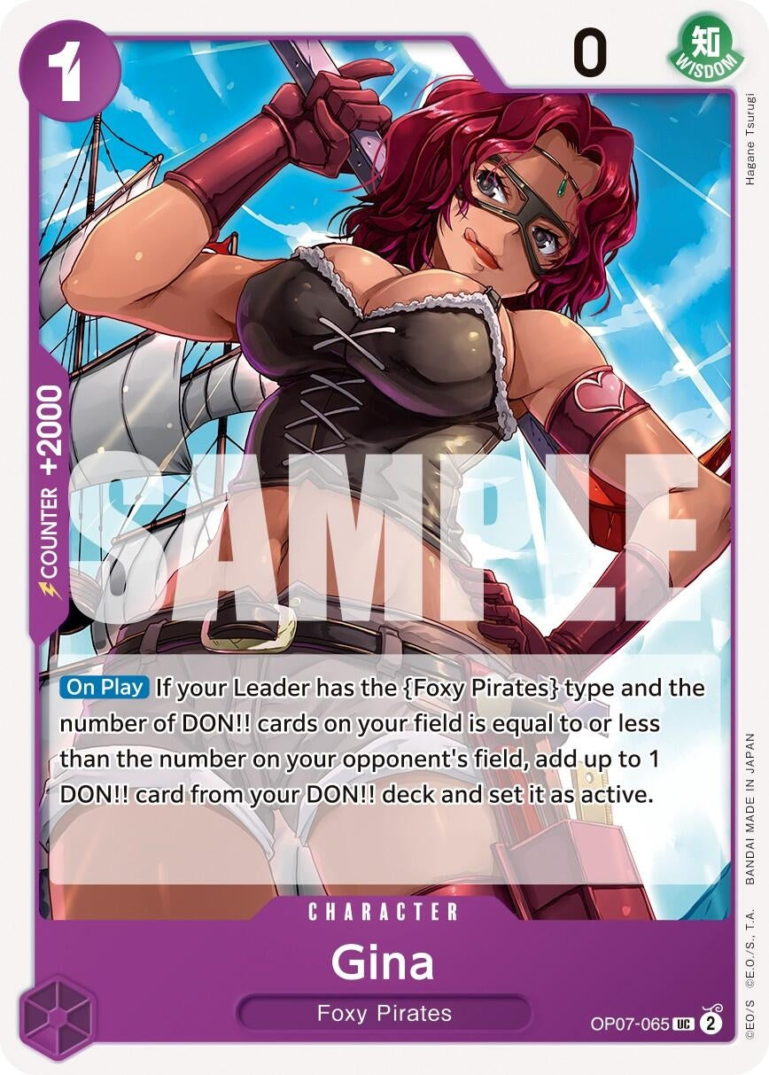 Image for Gina (OP07-065) (500 Years in the Future) (OP07) - One Piece Card Game