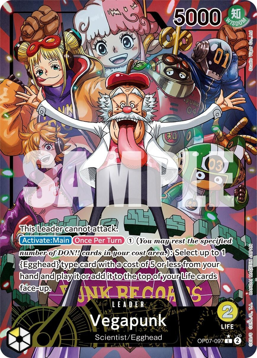 Image for Vegapunk (Parallel) (OP07-097) (500 Years in the Future) (OP07) - One Piece Card Game
