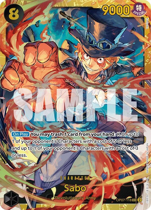 Image for Sabo (OP07-118) (500 Years in the Future) (OP07) - One Piece Card Game