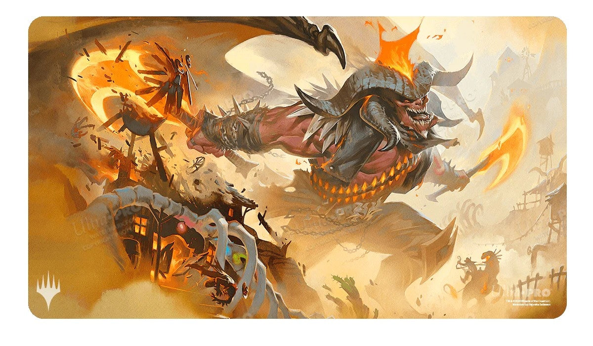 Image for Outlaws of Thunder Junction Rakdos, the Muscle Standard Gaming Playmat for Magic: The Gathering - Playmats