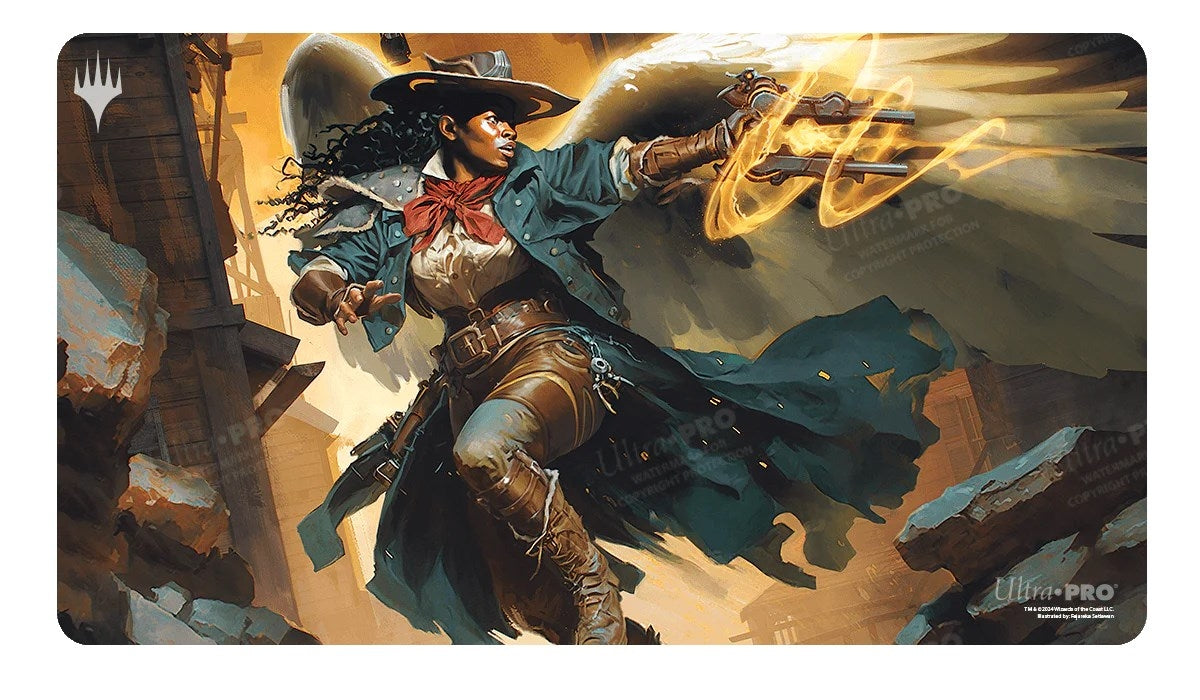 Image for Outlaws of Thunder Junction Archangel of Tithes Standard Gaming Playmat for Magic: The Gathering - Playmats