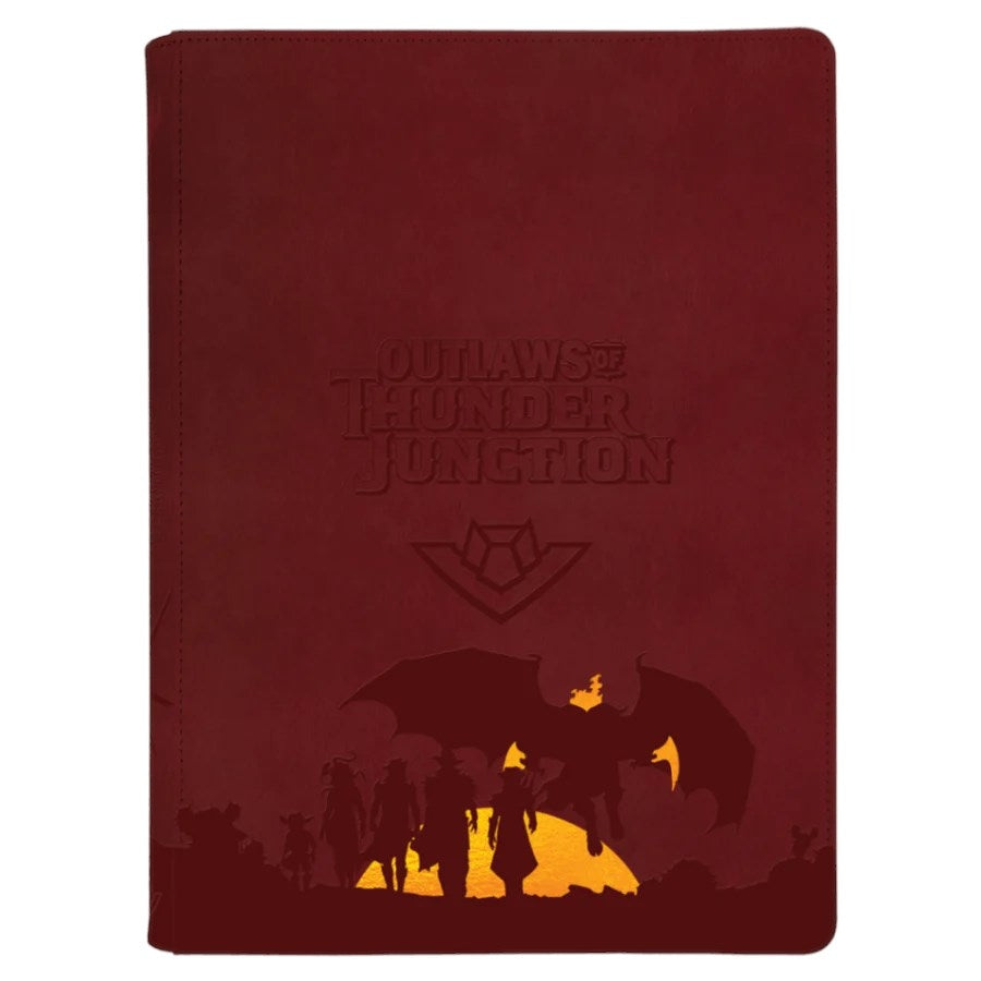 Image for Outlaws of Thunder Junction Set Symbol and Gang Silhouette Premium Zippered 9-Pocket PRO-Binder for Magic: The Gathering - Storage Albums