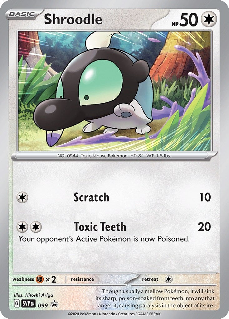 Image for Shroodle - 099 (099) (SV: Scarlet & Violet Promo Cards) (SVP) - Pokemon