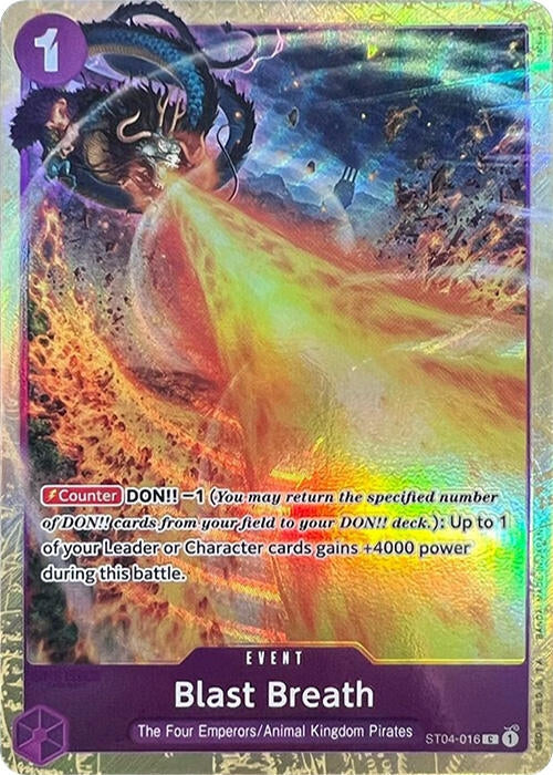 Image for Blast Breath (Premium Card Collection -Best Selection Vol. 1-) (ST04-016) (One Piece Promotion Cards) (OP-PR) - One Piece Card Game