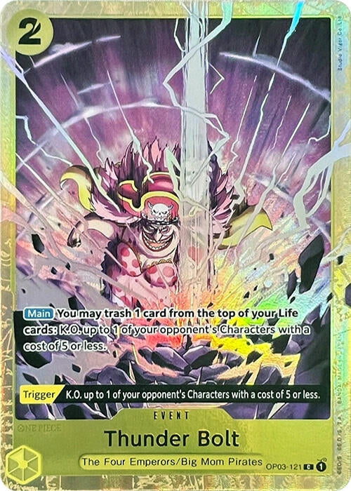 Image for Thunder Bolt (Premium Card Collection -Best Selection Vol. 1-) (OP03-121) (One Piece Promotion Cards) (OP-PR) - One Piece Card Game