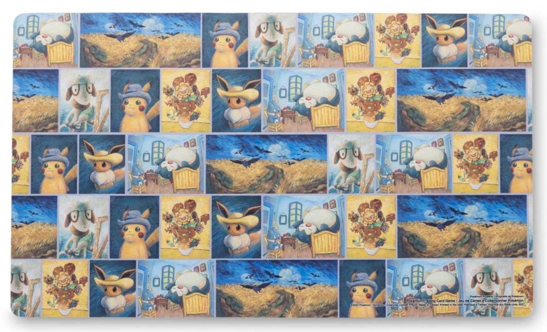 Image for Pokemon TCG: Pokémon Center × Van Gogh Museum: Pokémon Inspired by Paintings from the Van Gogh Museum Playmat - Playmats