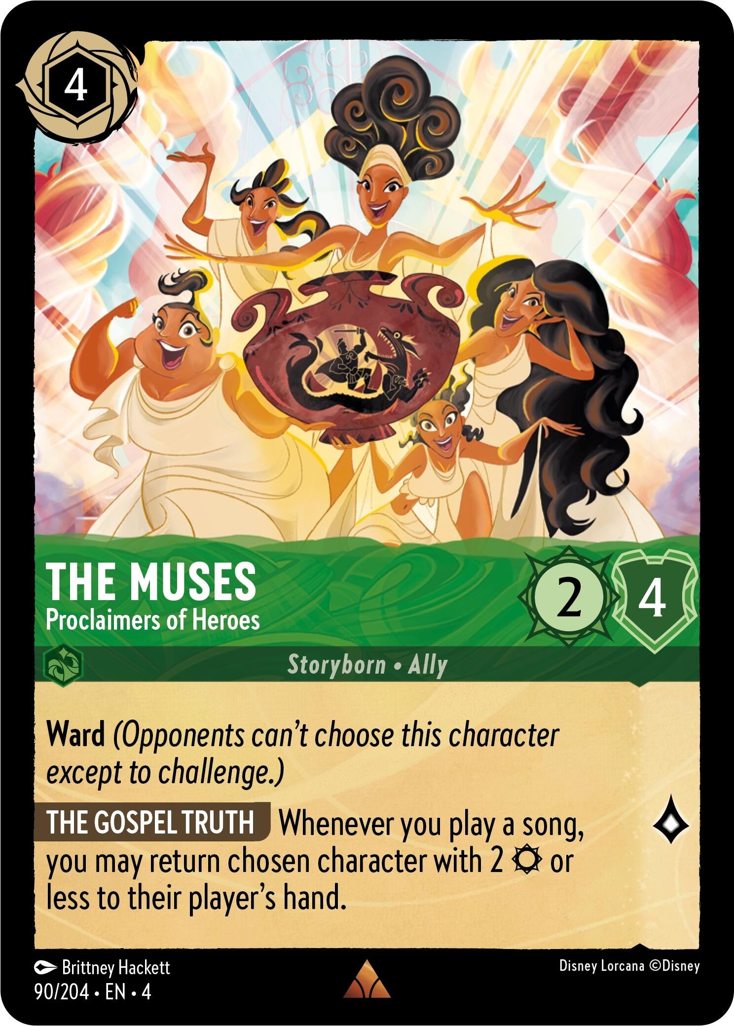 Image for The Muses - Proclaimers of Heroes (90/204) (Ursula's Return) (4) - Disney Lorcana