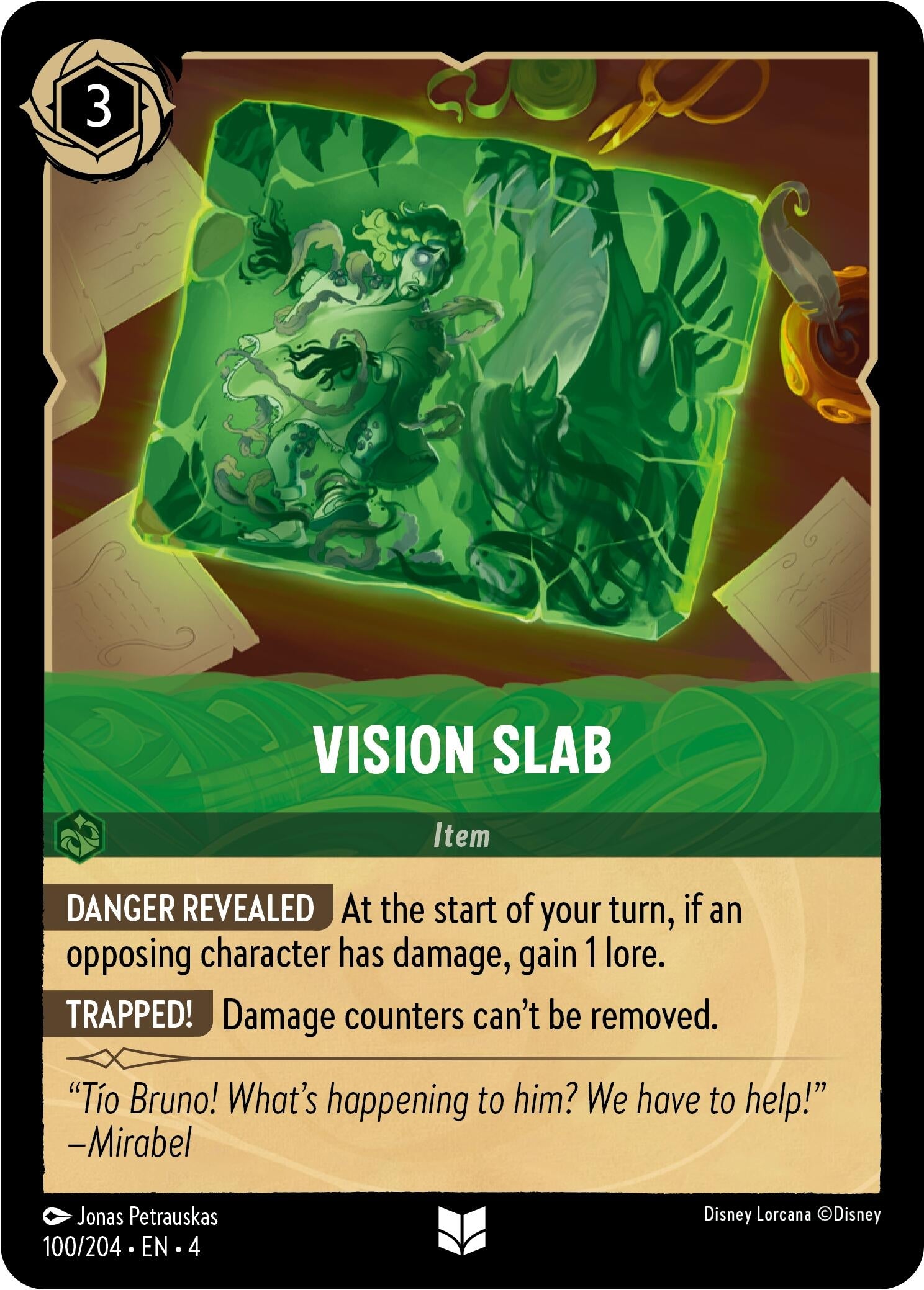 Image for Vision Slab (100/204) (Ursula's Return) (4) - Disney Lorcana