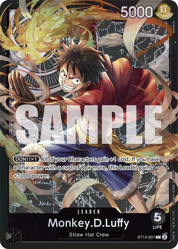 Image for Monkey.D.Luffy (001) (ST14-001) (Starter Deck 14: 3D2Y) (ST-14) - One Piece Card Game