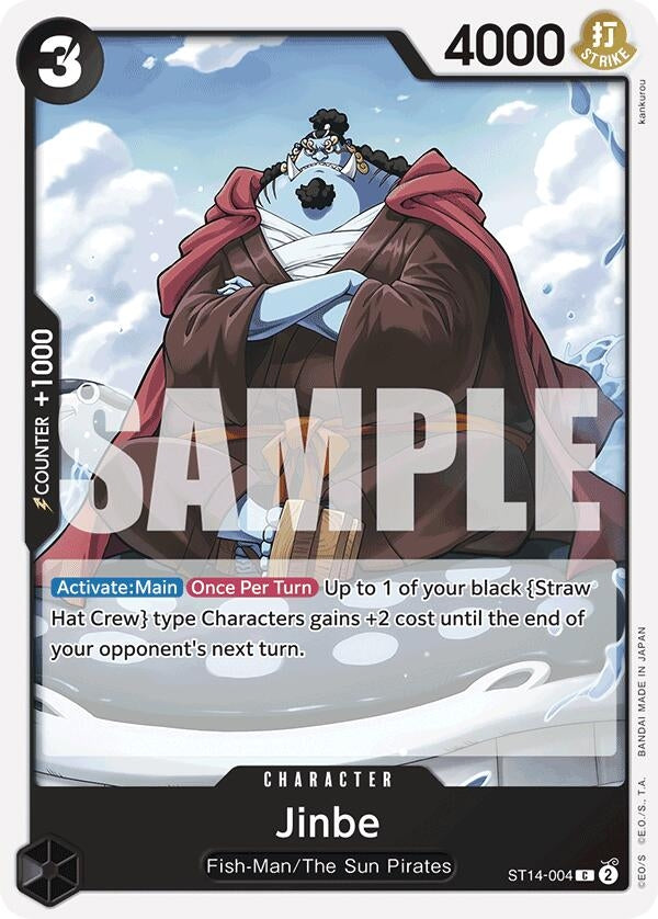 Image for Jinbe (ST14-004) (Starter Deck 14: 3D2Y) (ST-14) - One Piece Card Game