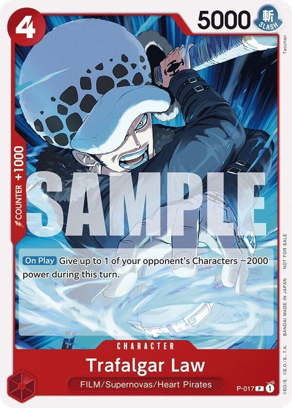 Image for Trafalgar Law (Tournament Pack Vol. 7) (P-017) (One Piece Promotion Cards) (OP-PR) - One Piece Card Game