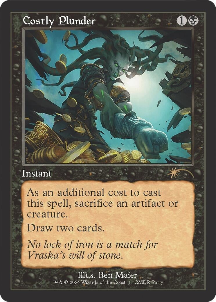 Costly Plunder (Retro Frame) (1) (WPN & Gateway Promos)