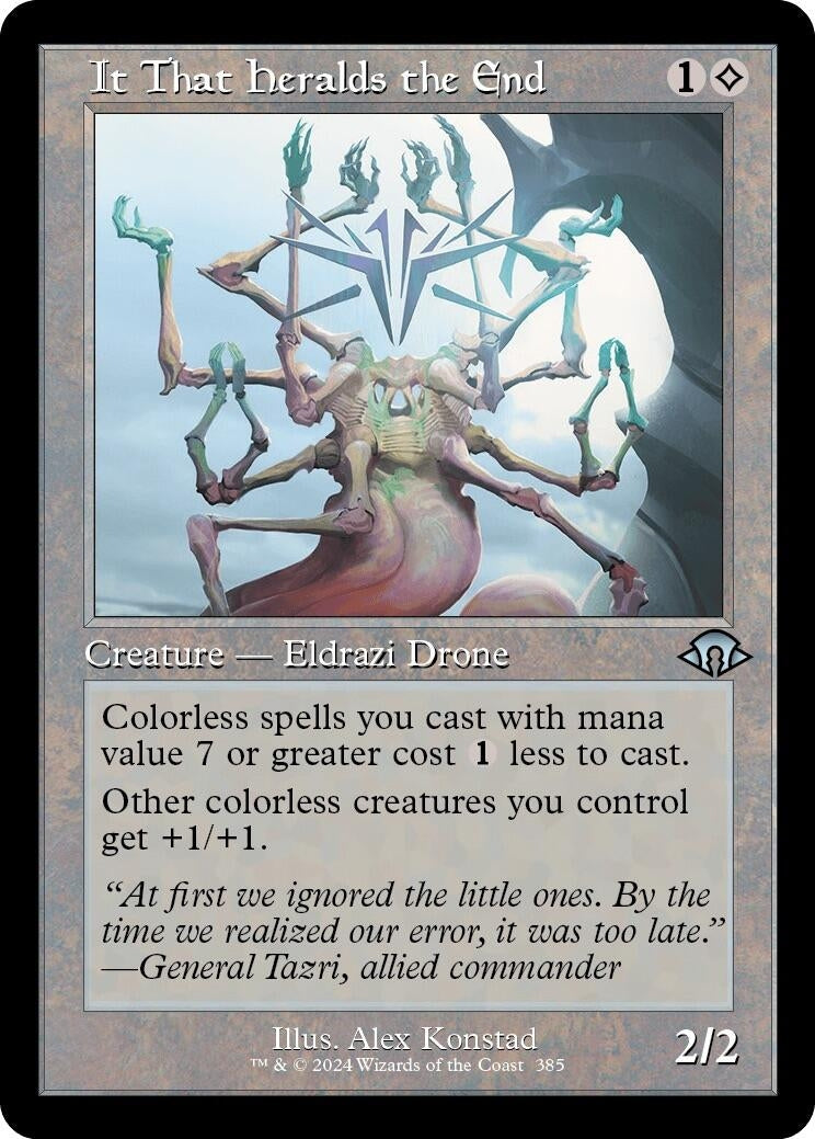 It That Heralds the End (Retro Frame) (385) (Modern Horizons 3)