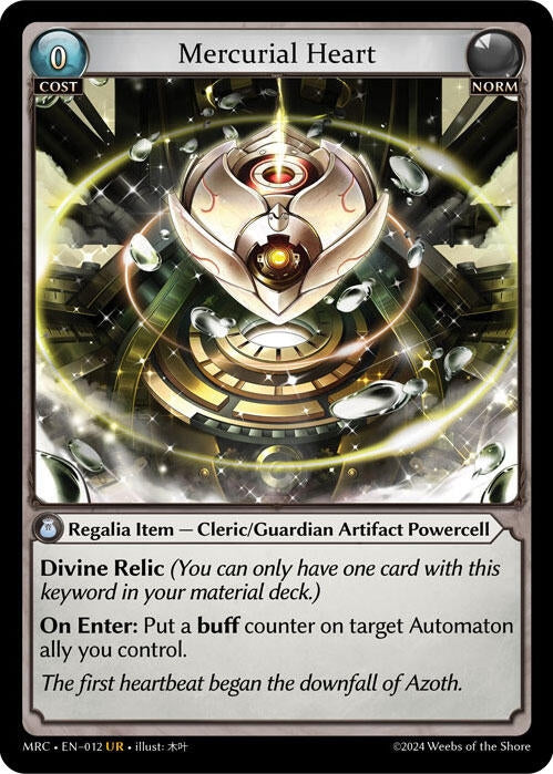 Image for Mercurial Heart (012) (Mercurial Heart) (MRC) - Grand Archive TCG
