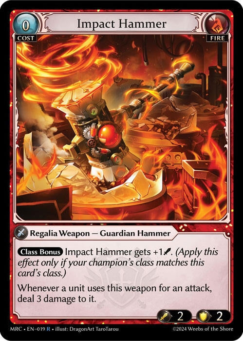 Image for Impact Hammer (019) (Mercurial Heart) (MRC) - Grand Archive TCG
